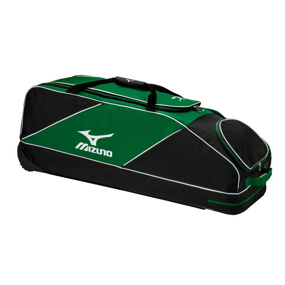 Mens Mizuno Classic Wheel Baseball Bag Green/black Philippines (LYRDWO832)